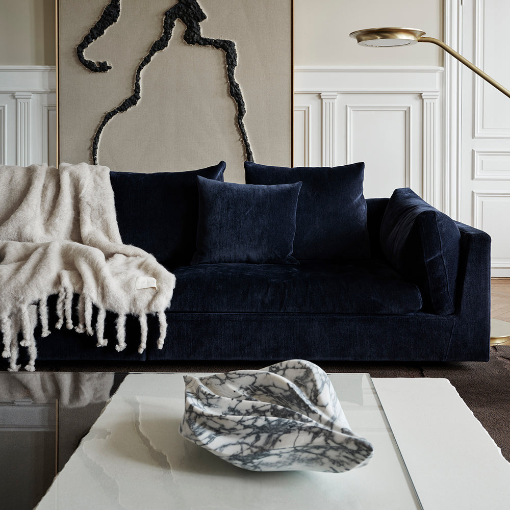 Fringe Mohair Blanket - Snow White