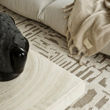 Fringe Mohair Blanket - Beige