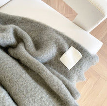 Classic Mohair Blanket - Olive